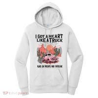 Got A Heart Like A Truck Country Women's Hoodie thumb 0