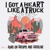 Got A Heart Like A Truck Country Ornament thumb 1