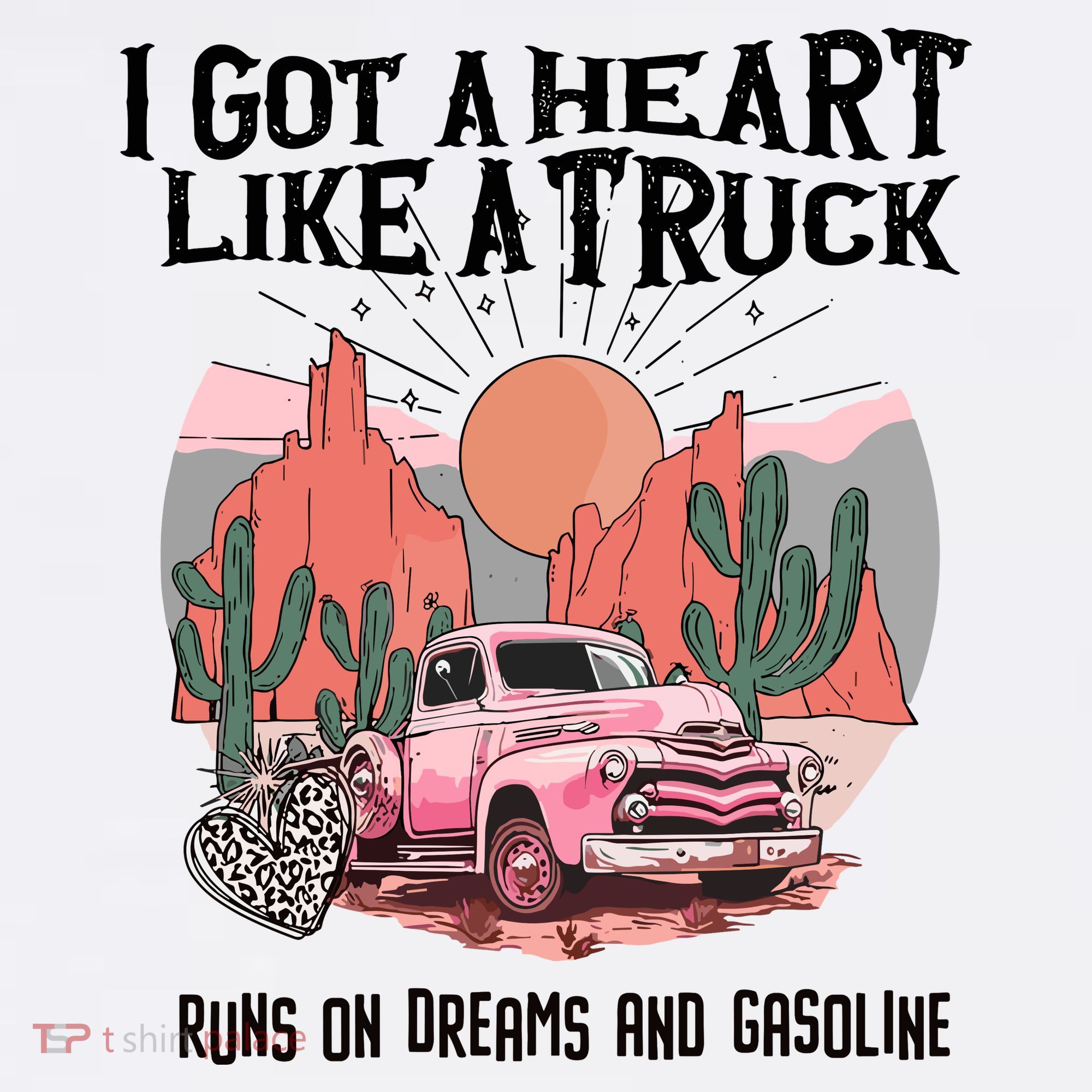 Got A Heart Like A Truck Country Women's Tank Top