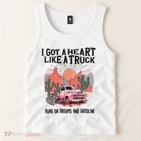 Got A Heart Like A Truck Country Tank Top thumb 2