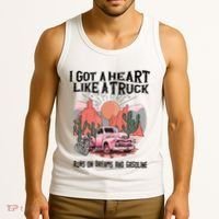 Got A Heart Like A Truck Country Tank Top thumb 3
