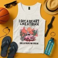 Got A Heart Like A Truck Country Tank Top thumb 4