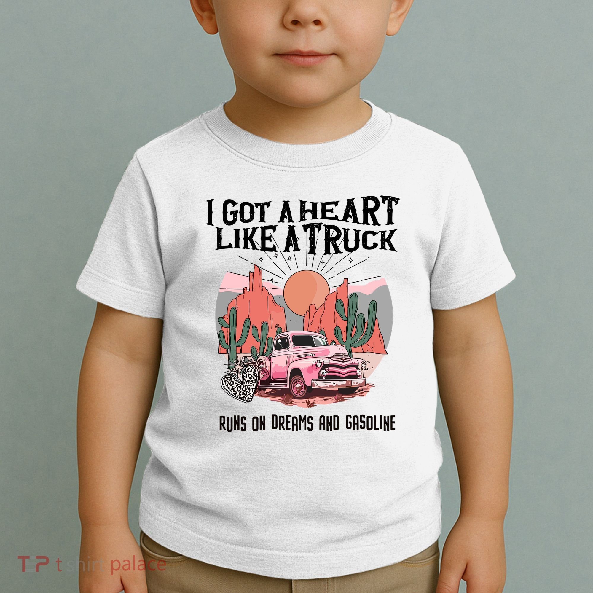 Got A Heart Like A Truck Country Toddler T-Shirt