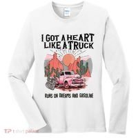 Got A Heart Like A Truck Country Women's Long Sleeve Shirt thumb 0