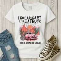 Got A Heart Like A Truck Country Women's T-Shirt thumb 3