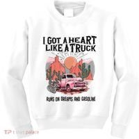 Got A Heart Like A Truck Country Kids Sweatshirt thumb 0