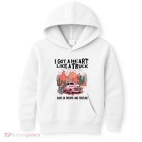 Got A Heart Like A Truck Country Kids Hoodie thumb 0