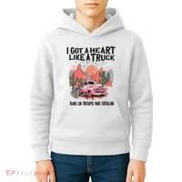 Got A Heart Like A Truck Country Kids Hoodie thumb 4