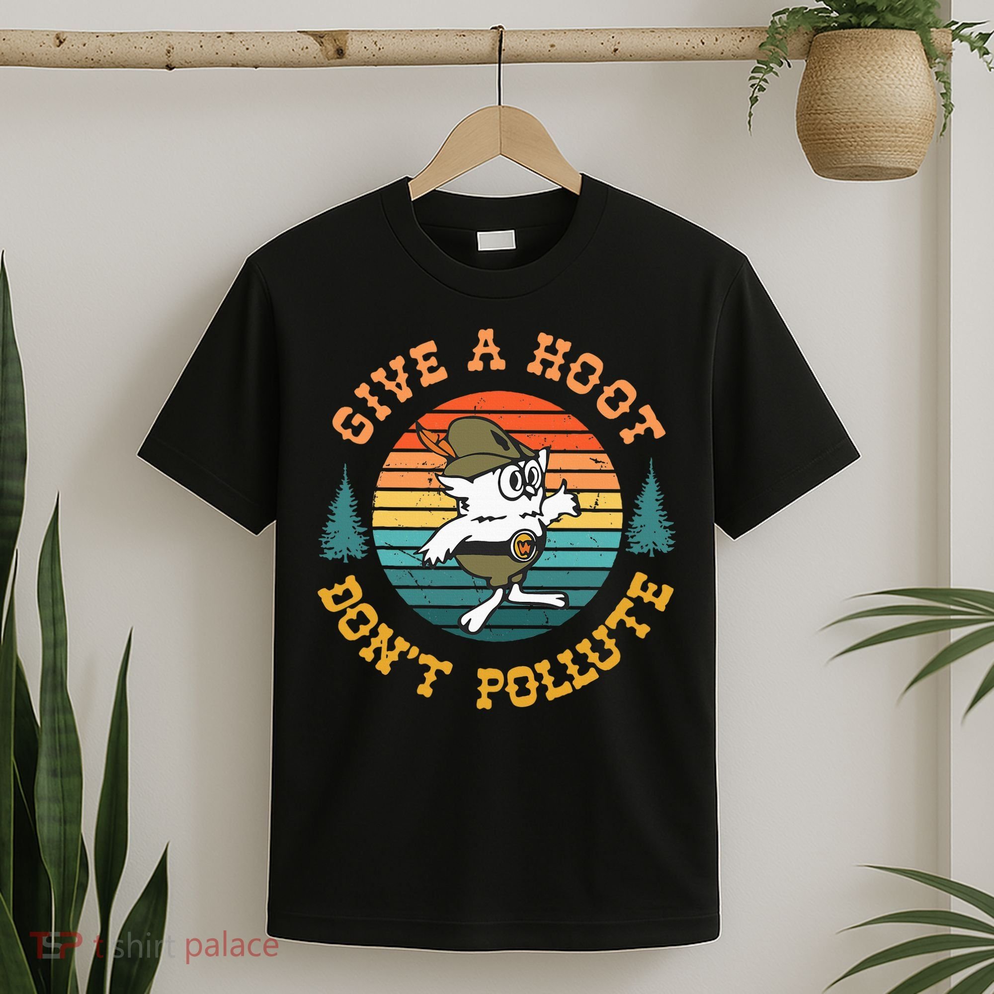 Give A Hoot DonT Pollute T-Shirt