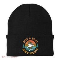 Give A Hoot DonT Pollute Beanie thumb 0