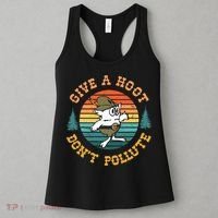 Give A Hoot DonT Pollute Women's Tank Top thumb 3