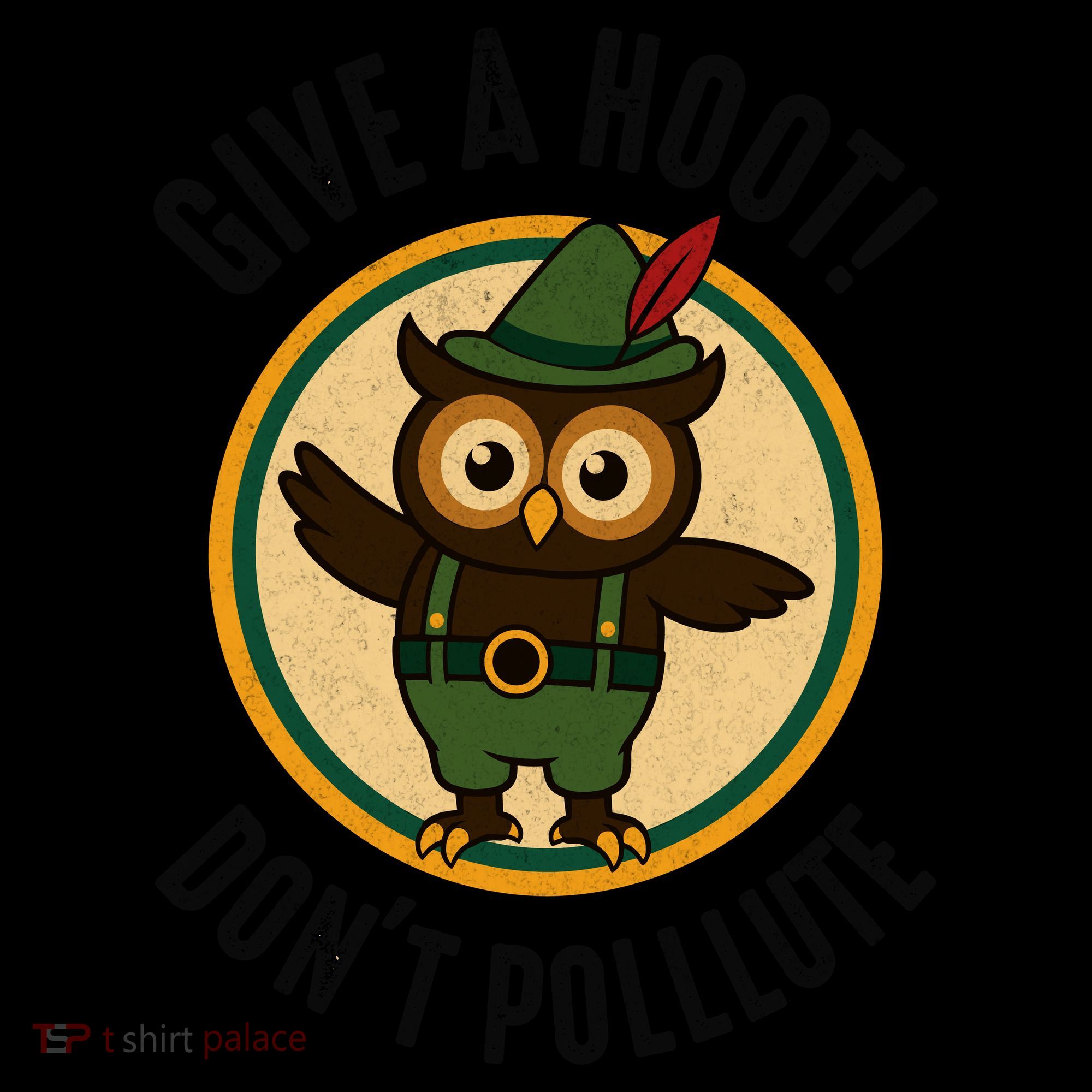 Give A Hoot! Don't Pollute Owl Eco-Friendly Coffee Mug