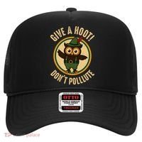 Give A Hoot! Don't Pollute Owl Eco-Friendly Hat thumb 0
