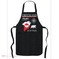 Greenland Adventure Is Out There Greenland Flag Apron thumb 0