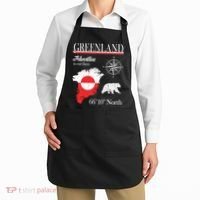 Greenland Adventure Is Out There Greenland Flag Apron thumb 2