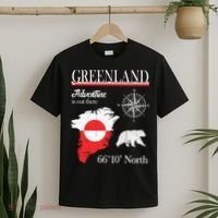 Greenland Adventure Is Out There Greenland Flag T-Shirt thumb 2