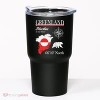 Greenland Adventure Is Out There Greenland Flag Tumbler thumb 0