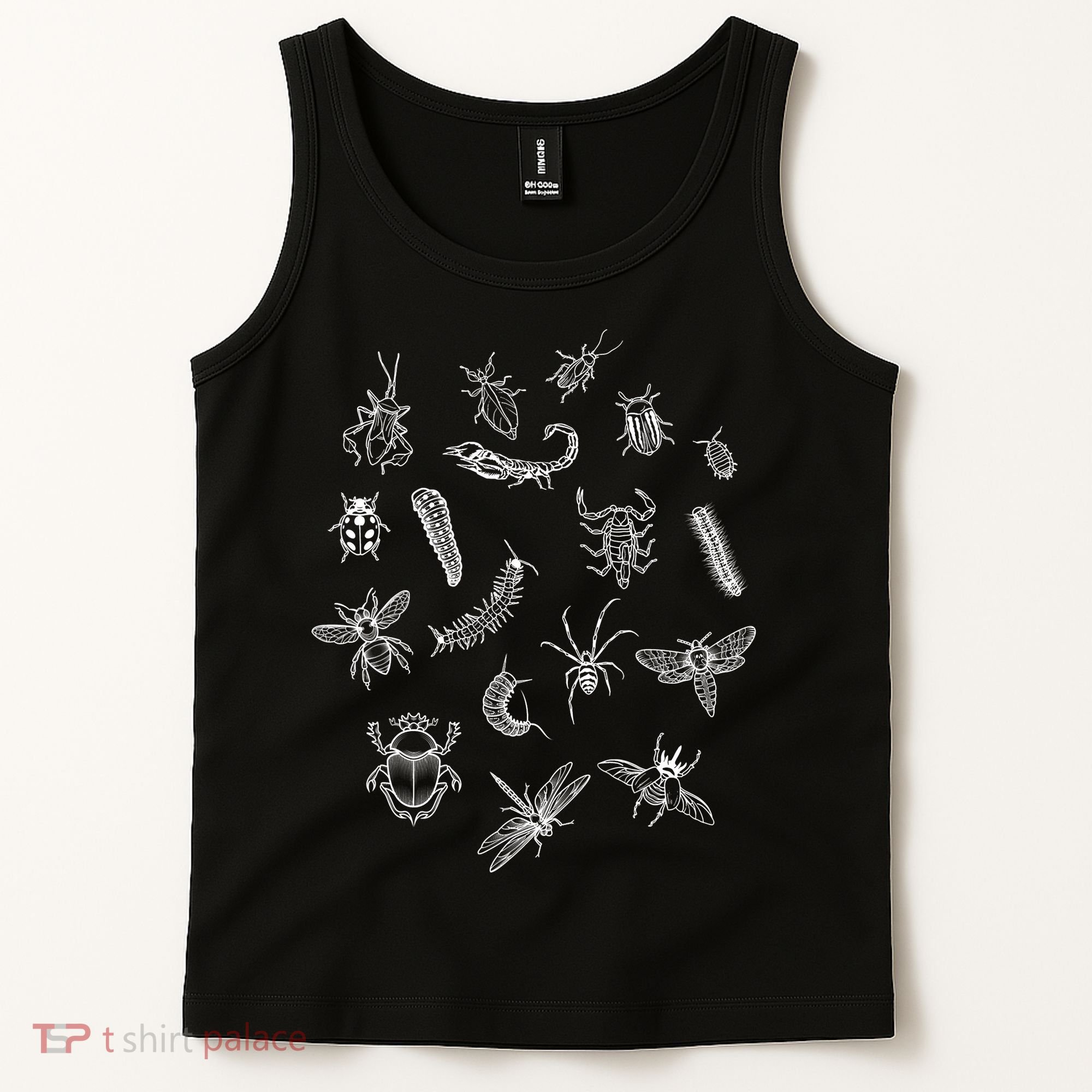 Goblincore Aesthetic Insects Entomology Bugs Tank Top