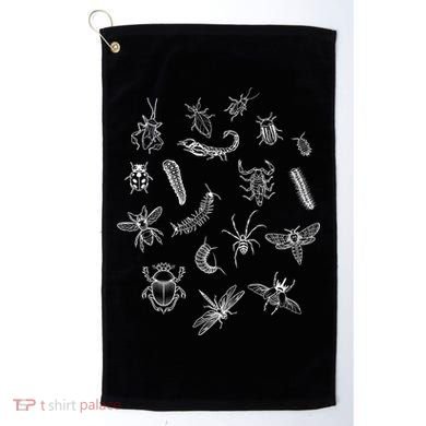 Goblincore Aesthetic Insects Entomology Bugs Golf Towel