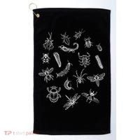 Goblincore Aesthetic Insects Entomology Bugs Golf Towel thumb 0
