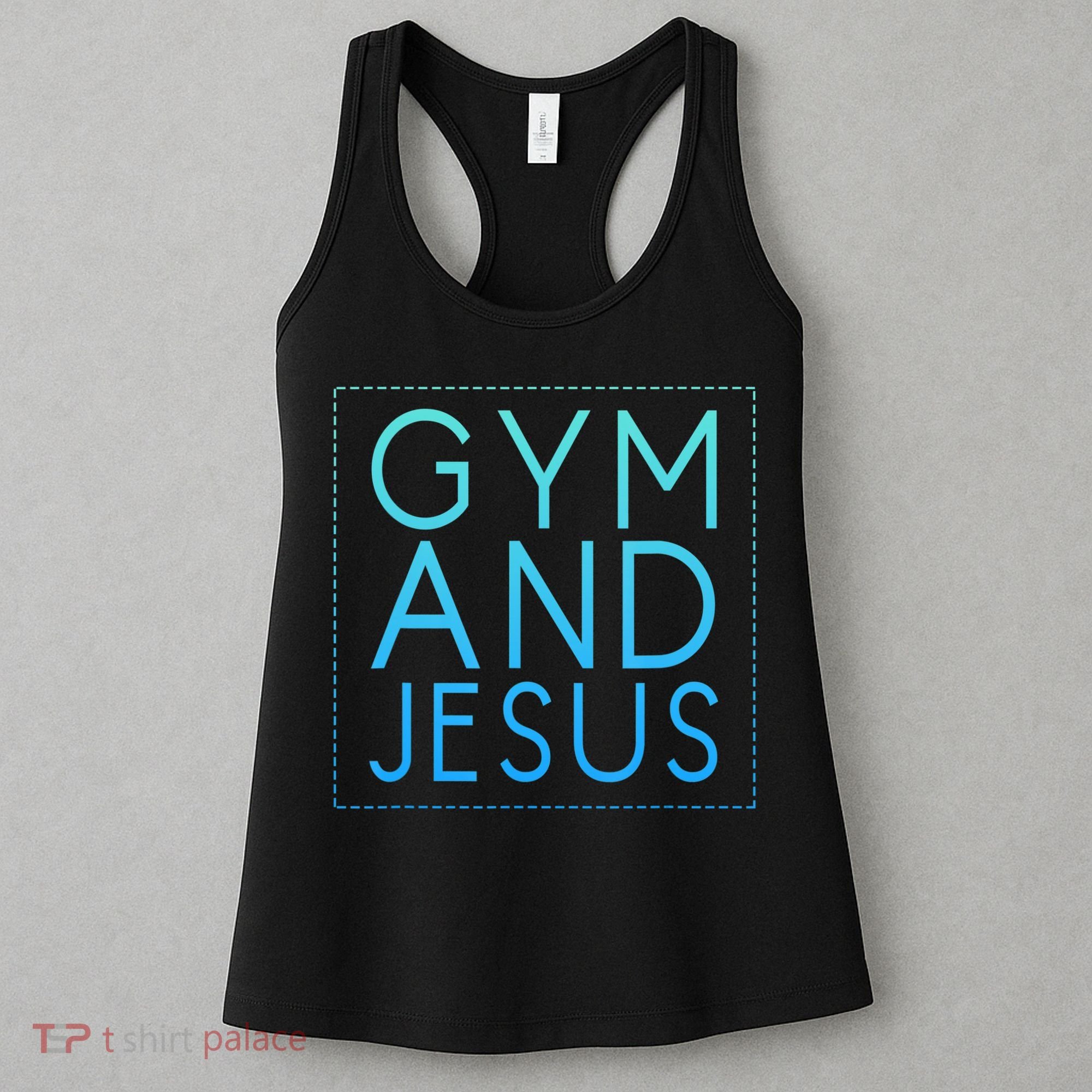 Gym And Jesus Christian Weightlifting Gym Women's Tank Top