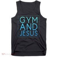 Gym And Jesus Christian Weightlifting Gym Tank Top thumb 0