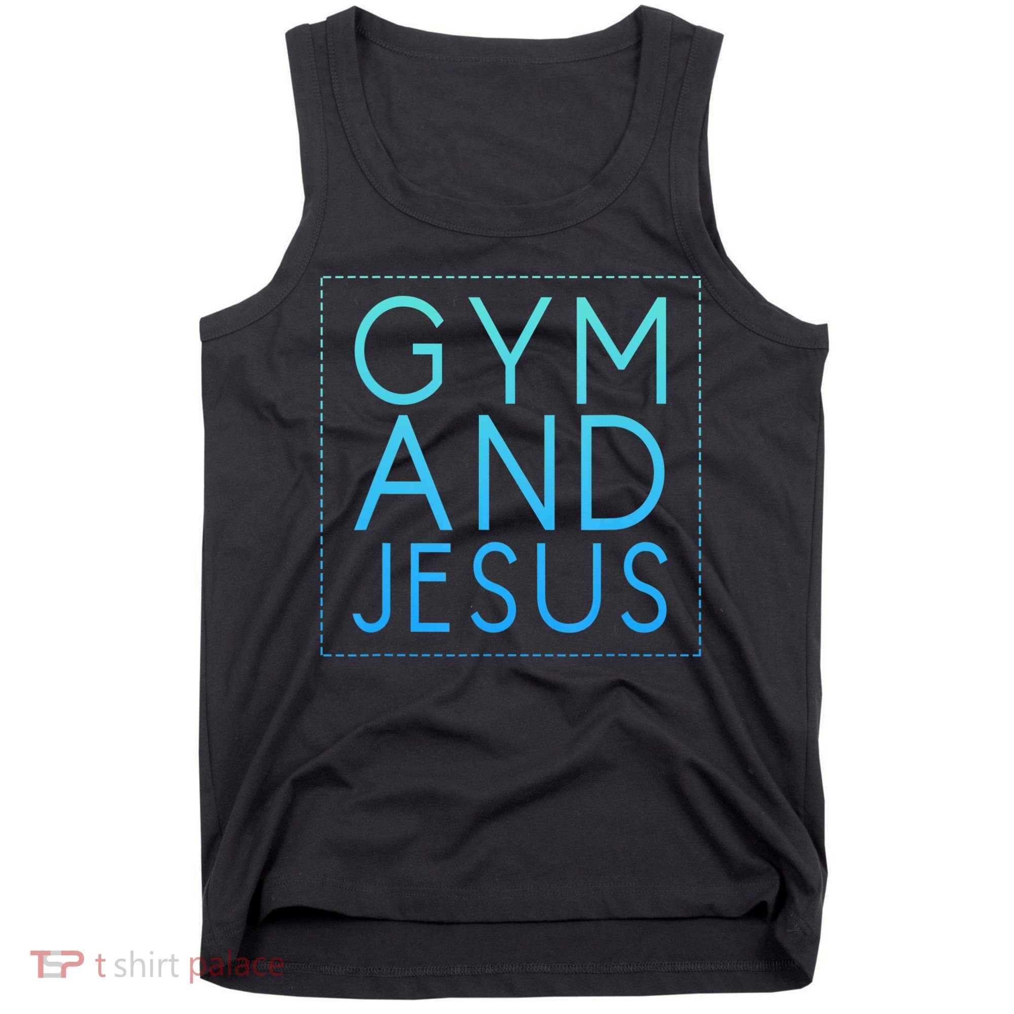 Gym And Jesus Christian Weightlifting Gym Tank Top