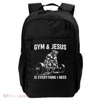 Gym And Jesus Christian Weight Lifting Backpack thumb 0