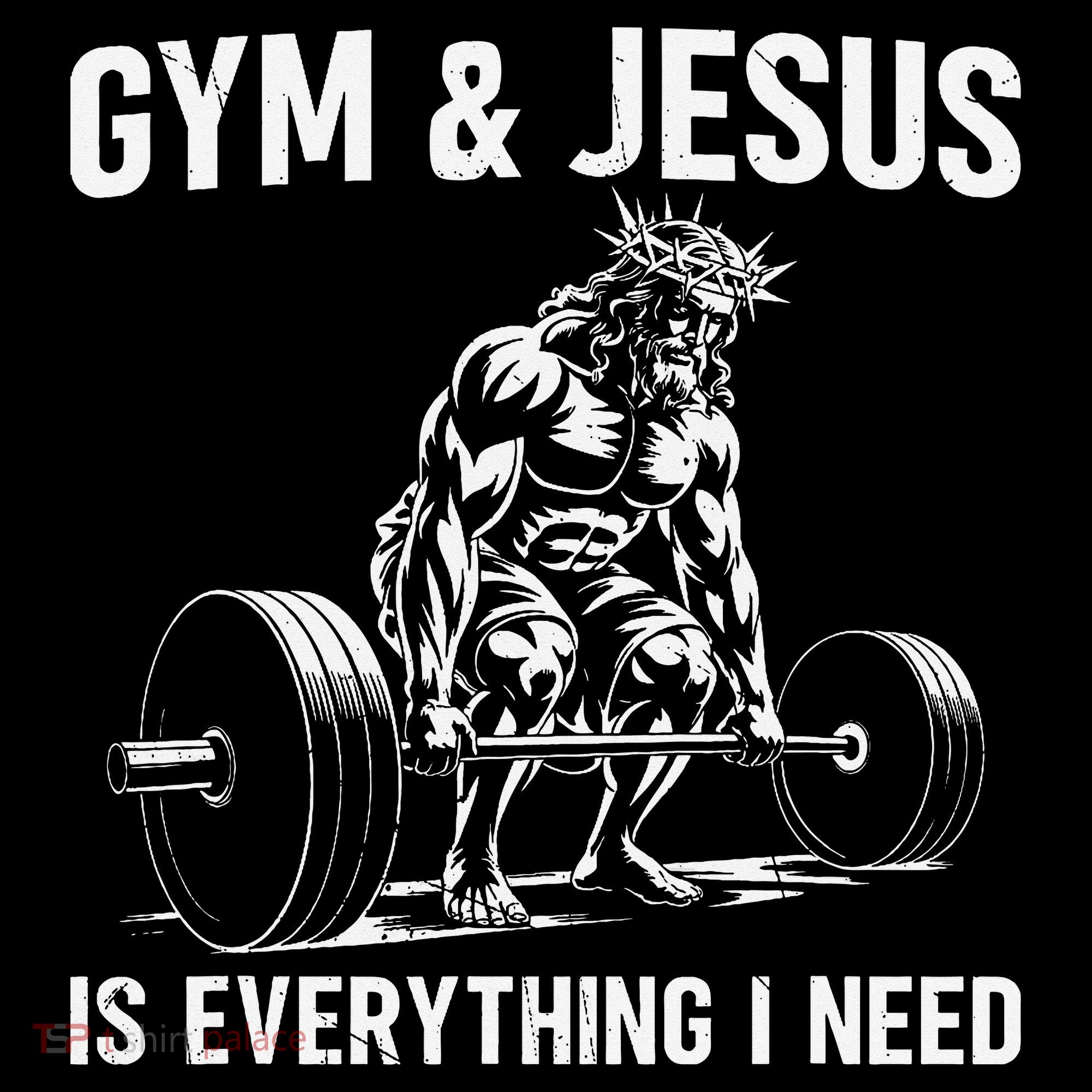 Gym And Jesus Christian Weight Lifting Coffee Mug