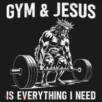 Gym And Jesus Christian Weight Lifting Women's Hoodie thumb 2