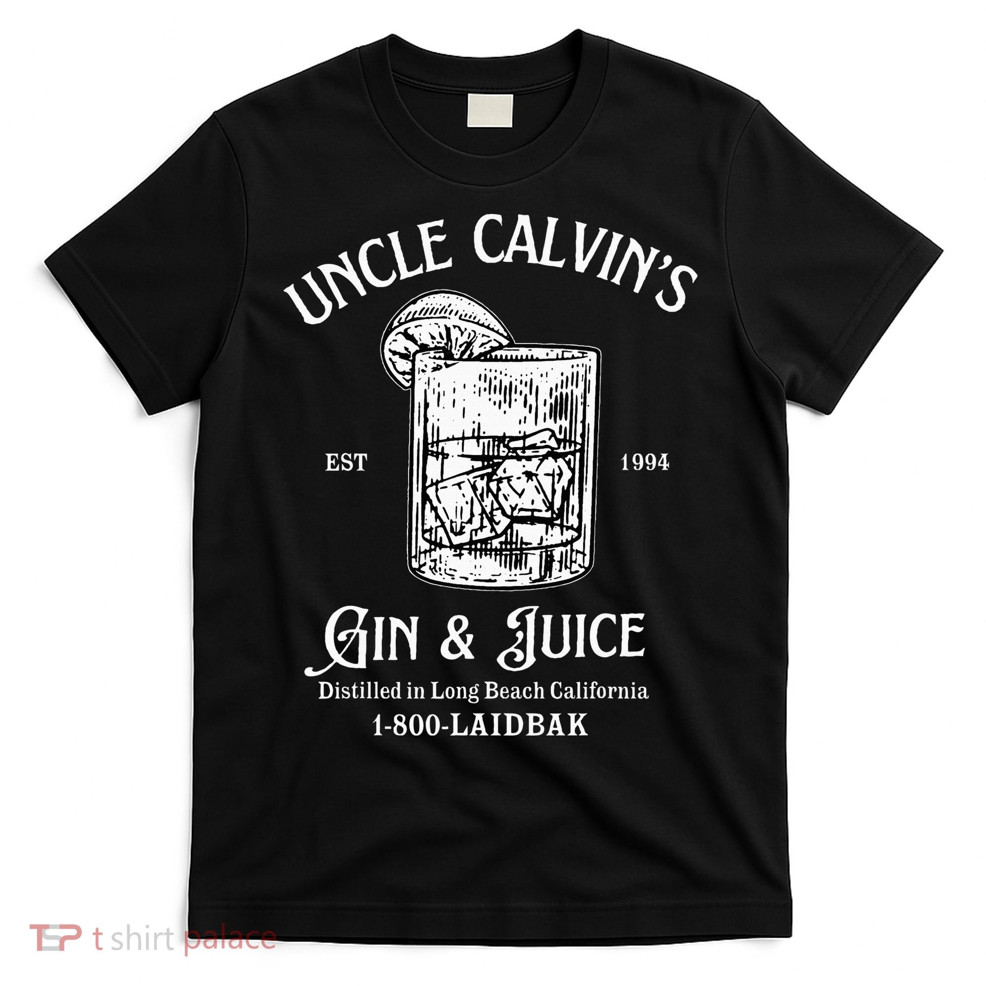 Gin And Juice Est 1994 Distilled In Long Beach California T-Shirt