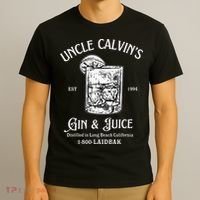 Gin And Juice Est 1994 Distilled In Long Beach California T-Shirt thumb 3