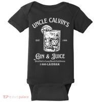 Gin And Juice Est 1994 Distilled In Long Beach California Baby Bodysuit thumb 0