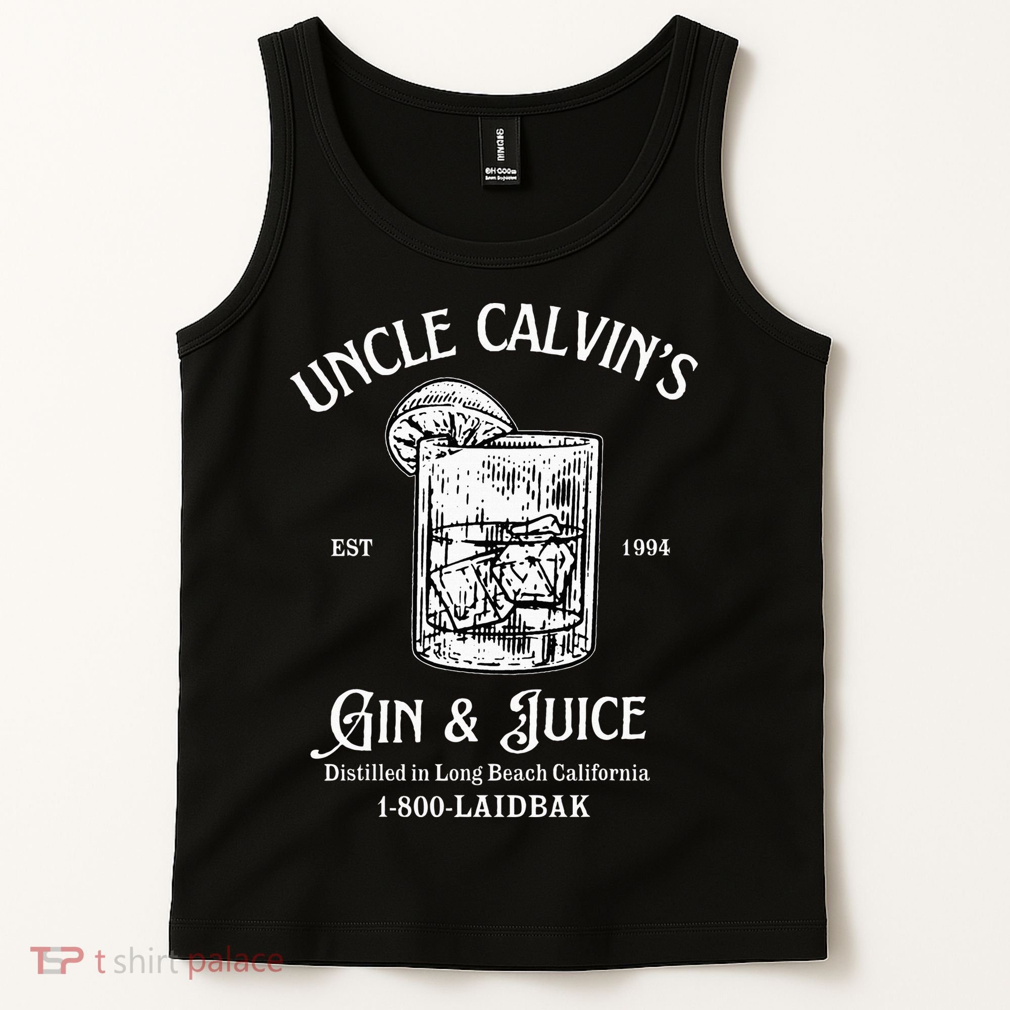 Gin And Juice Est 1994 Distilled In Long Beach California Tank Top