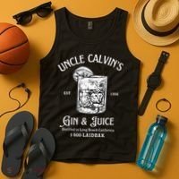 Gin And Juice Est 1994 Distilled In Long Beach California Tank Top thumb 4