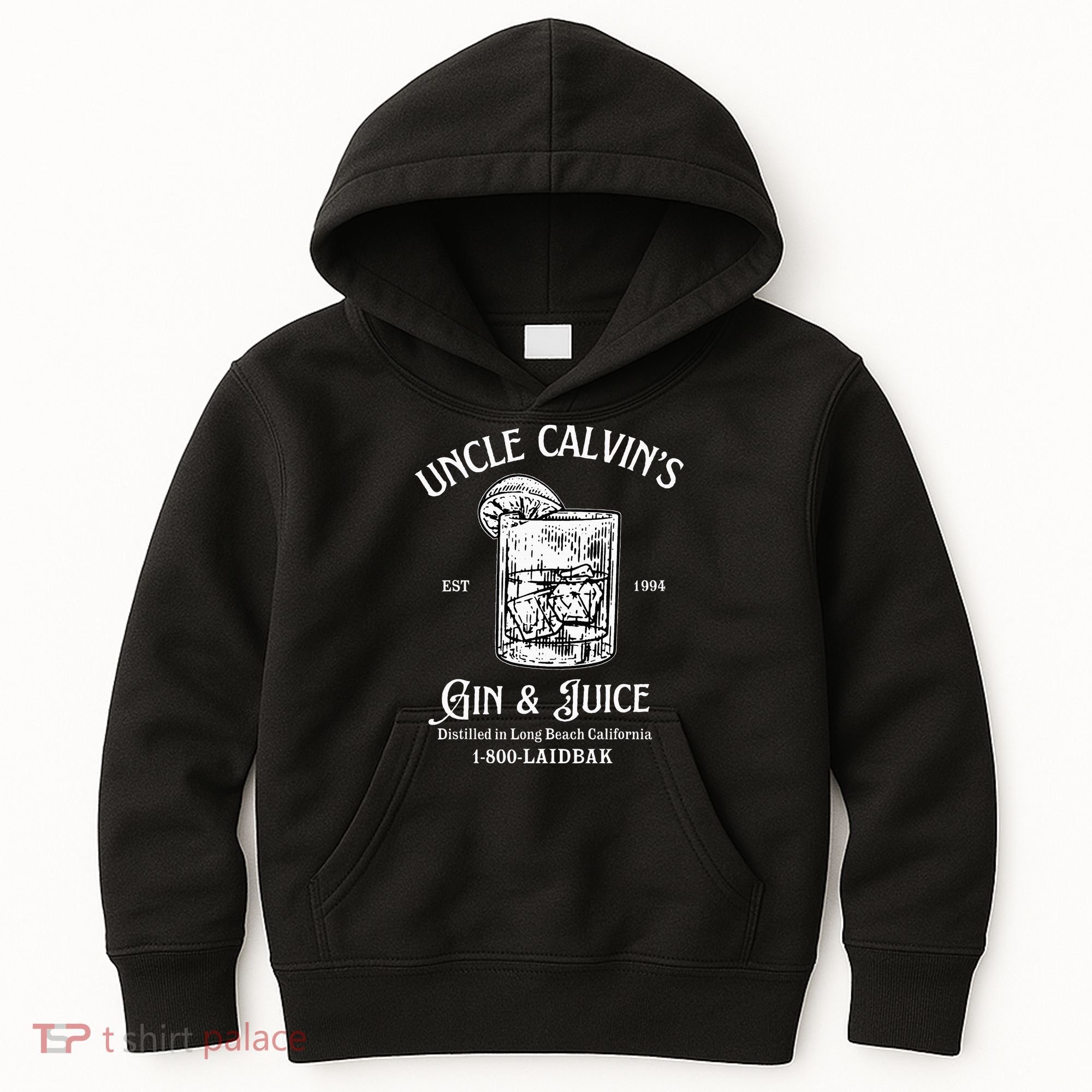 Gin And Juice Est 1994 Distilled In Long Beach California Kids Hoodie