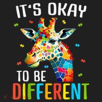 Giraffe Acceptance kid boy girl Its Ok To Be Different Women's Sweatshirt thumb 2