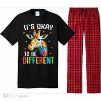 Giraffe Acceptance kid boy girl Its Ok To Be Different Pajama Set thumb 0
