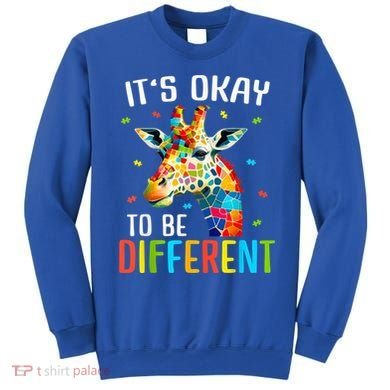 Giraffe Acceptance kid boy girl Its Ok To Be Different Sweatshirt