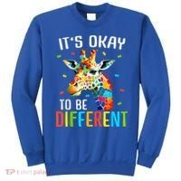 Giraffe Acceptance kid boy girl Its Ok To Be Different Sweatshirt thumb 0