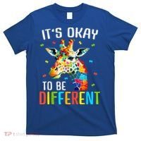 Giraffe Acceptance kid boy girl Its Ok To Be Different T-Shirt thumb 0