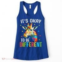 Giraffe Acceptance kid boy girl Its Ok To Be Different Women's Tank Top thumb 0