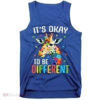 Giraffe Acceptance kid boy girl Its Ok To Be Different Tank Top thumb 0