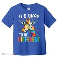 Giraffe Acceptance kid boy girl Its Ok To Be Different Toddler T-Shirt thumb 0