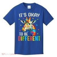 Giraffe Acceptance kid boy girl Its Ok To Be Different Kids T-Shirt thumb 0
