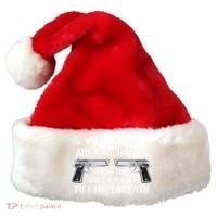 Guns Are Like Boobs Funny Gun Titties Joke Pistol Santa Hat thumb 0