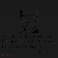Goats Are Like Mushrooms Funny Joe Biden Quote Ornament thumb 1