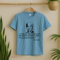 Goats Are Like Mushrooms Funny Joe Biden Quote T-Shirt thumb 2