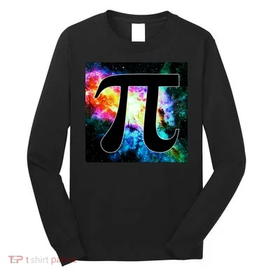 Galactic Pi Galaxy Infinity Long Sleeve Shirt
