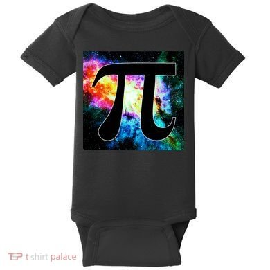 Galactic Pi Galaxy Infinity Baby Bodysuit